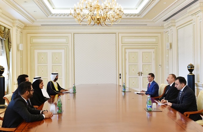 President Aliyev receives UAE minister of state for tolerance